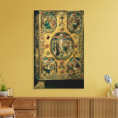 Toile Couverture évangélique, or avec repousse (Insitu(Salon))