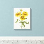 Toile Couverture Fleur de Blanket Fleur de Tournesol par (Insitu (Plancher de Bois))