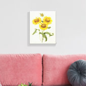 Toile Couverture Fleur de Blanket Fleur de Tournesol par (Insitu(Salon))