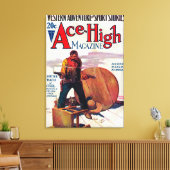 Toile Couverture Magazine Ace High 2 (Insitu(Salon))