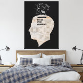 TOILE COUVERTURE SPÉCIALE - N'ARRÊTEZ JAMAIS D'APPRENDRE (Insitu(Chambre))