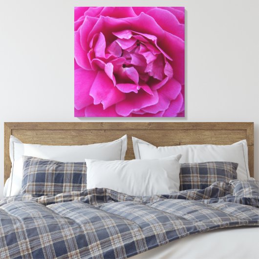 Toile Coveted Rose Stretched Canvas Print (Insitu(Chambre))