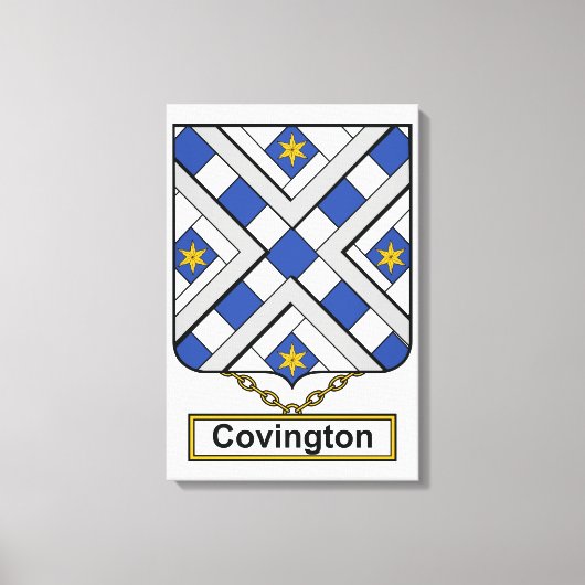Toile Covington Family Crest (Recto)