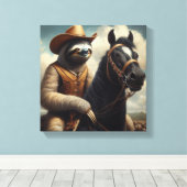 Toile Cow-boy de la paresse (Insitu (Plancher de Bois))