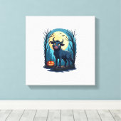 Toile Cow Werewolf Transformation (Insitu (Plancher de Bois))