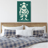Toile cowboy capybara (Insitu(Chambre))