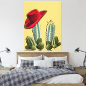 Toile Cowboy Casquette et Cactus (Insitu(Chambre))
