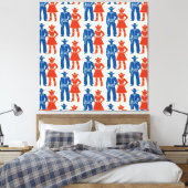 Toile Cowboy & Cowgirl Americana (Insitu(Chambre))