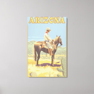Toile Cowboy (vue de côté) Arizona