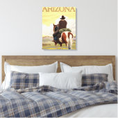 Toile Cowboy (Vue du dos)Arizona (Insitu(Chambre))