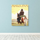 Toile Cowboy (Vue du dos)Arizona (Insitu (Plancher de Bois))