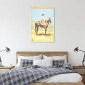Toile Cowboy (Vue latérale)Dakota du Sud (Insitu(Chambre))