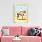 Toile Cowboy (Vue latérale)Utah (Insitu(Salon))
