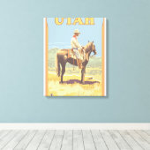Toile Cowboy (Vue latérale)Utah (Insitu (Plancher de Bois))