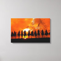 Cowboy Western Rodeo Roundup Wild West Enveloppé C