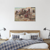 Toile Cowboys d'antan, Dans "In Without Knocking" de CM (Insitu(Chambre))