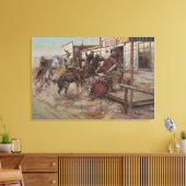 Toile Cowboys d'antan, Dans "In Without Knocking" de CM (Insitu(Salon))