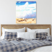 Toile Cowboys occidentaux vintages, Wagons couverts par  (Insitu(Chambre))