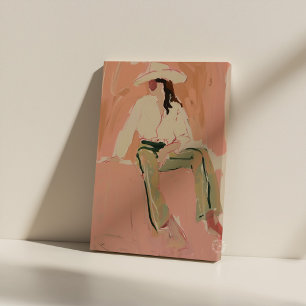 Toile Cowgirl esthétique étirée