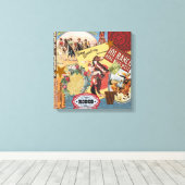 Toile cowgirl vintage (Insitu (Plancher de Bois))