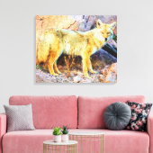 Toile Coyote de Yellowstone (Insitu(Salon))