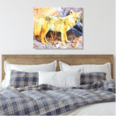 Toile Coyote de Yellowstone (Insitu(Chambre))