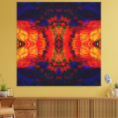 Toile Coyote Peyote Mandala (Insitu(Salon))