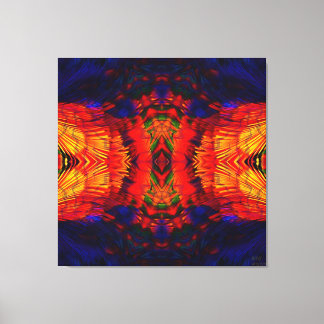 Toile Coyote Peyote Mandala