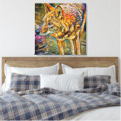 Toile Coyote [Premium Canvas] (Insitu(Chambre))