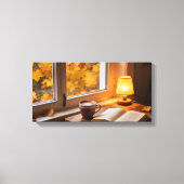 Toile Cozy Autumn Window Canvas Print (Recto)
