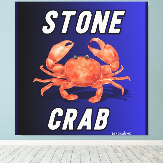 Toile Crabe de pierre (Insitu (Plancher de Bois))