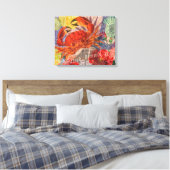 Toile Crabe Plage Nautique Art de la mer (Insitu(Chambre))