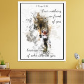 Toile Craindre rien devant vous Citation Inspirationnell (Insitu(Salon))