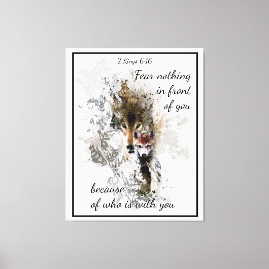 Toile Craindre rien devant vous Citation Inspirationnell (Recto)