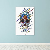 Toile crâne (Insitu (Plancher de Bois))