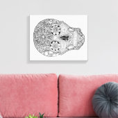 Toile Crâne à sucre (Insitu(Salon))