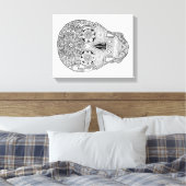 Toile Crâne à sucre (Insitu(Chambre))