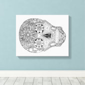 Toile Crâne à sucre (Insitu (Plancher de Bois))