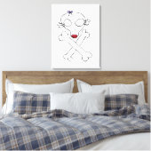 Toile Crâne Alien Fille Mignonne Os Croisés (Insitu(Chambre))