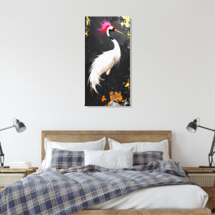 Toile Crane Art - Conception contemporaine inspirée de l