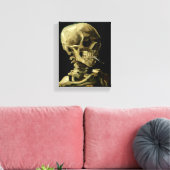 Toile Crâne avec cigarette brûlante par Van Gogh (Insitu(Salon))