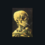 Toile Crâne avec cigarette brûlante par Vincent van Gogh<br><div class="desc">Crâne avec Cigarette Brûlante par Vincent van Gogh est un post impressionnisme d'art vintage de peinture à vie morte. Portrait du squelette humain fumant. Grande image à utiliser pour les produits anti-tabac. Fumer tue 1 000 personnes chaque année, aider quelqu'un à arrêter de fumer aujourd'hui. Grande image pour Halloween ou...</div>