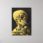 Toile Crâne avec cigarette brûlante par Vincent van Gogh<br><div class="desc">Crâne avec Cigarette Brûlante par Vincent van Gogh est un post impressionnisme d'art vintage de peinture à vie morte. Portrait du squelette humain fumant. Grande image à utiliser pour les produits anti-tabac. Fumer tue 1 000 personnes chaque année, aider quelqu'un à arrêter de fumer aujourd'hui. Grande image pour Halloween ou...</div>