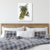 Toile Crâne avec tête de plume (Insitu(Chambre))