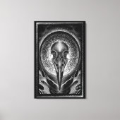 Toile Crâne corbeau (Recto)