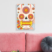 Toile crâne cosmique (Insitu(Salon))