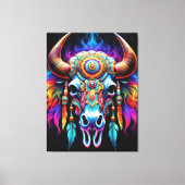 Toile Crâne de bison autochtone (Recto)