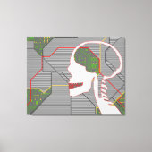 Toile crâne de logique gris (Recto)