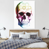 Toile Crâne de style rétro (Insitu(Chambre))