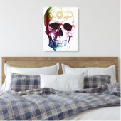 Toile Crâne de style rétro (Insitu(Chambre))